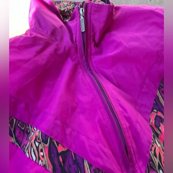 Vintage HEAD 90s Purple Pink Native Aztec Jacket Women's Size Medium